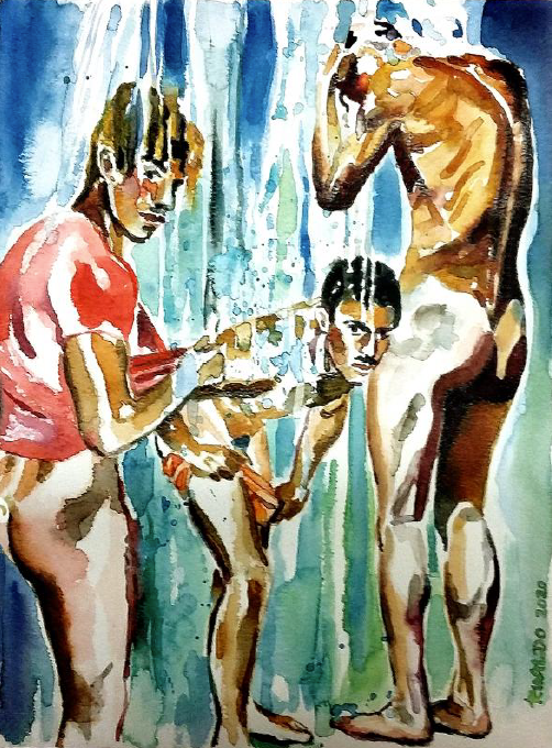 Rinaldo Hopf / Three in the Shower