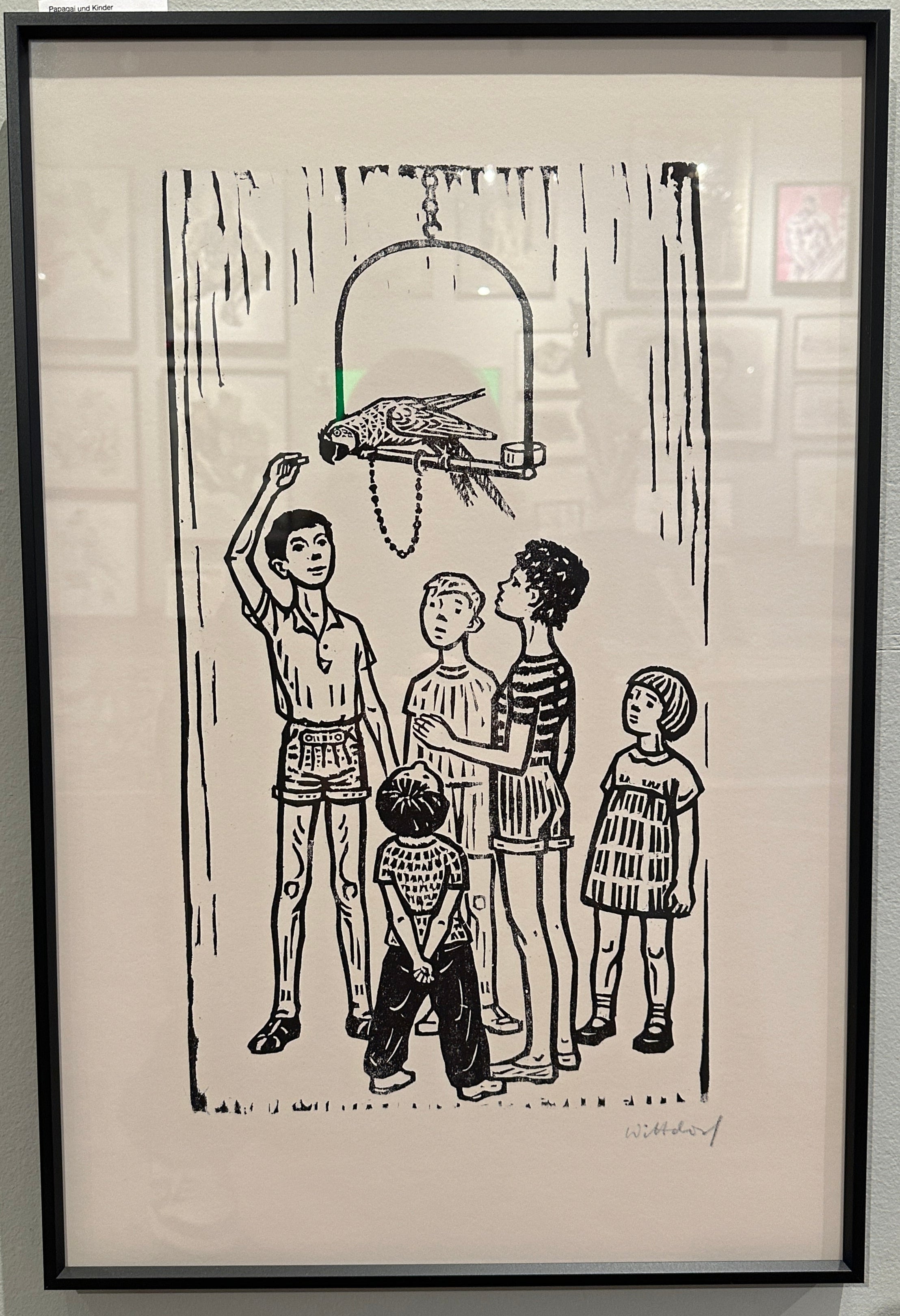 Jürgen Wittdorf / Parrot and Children