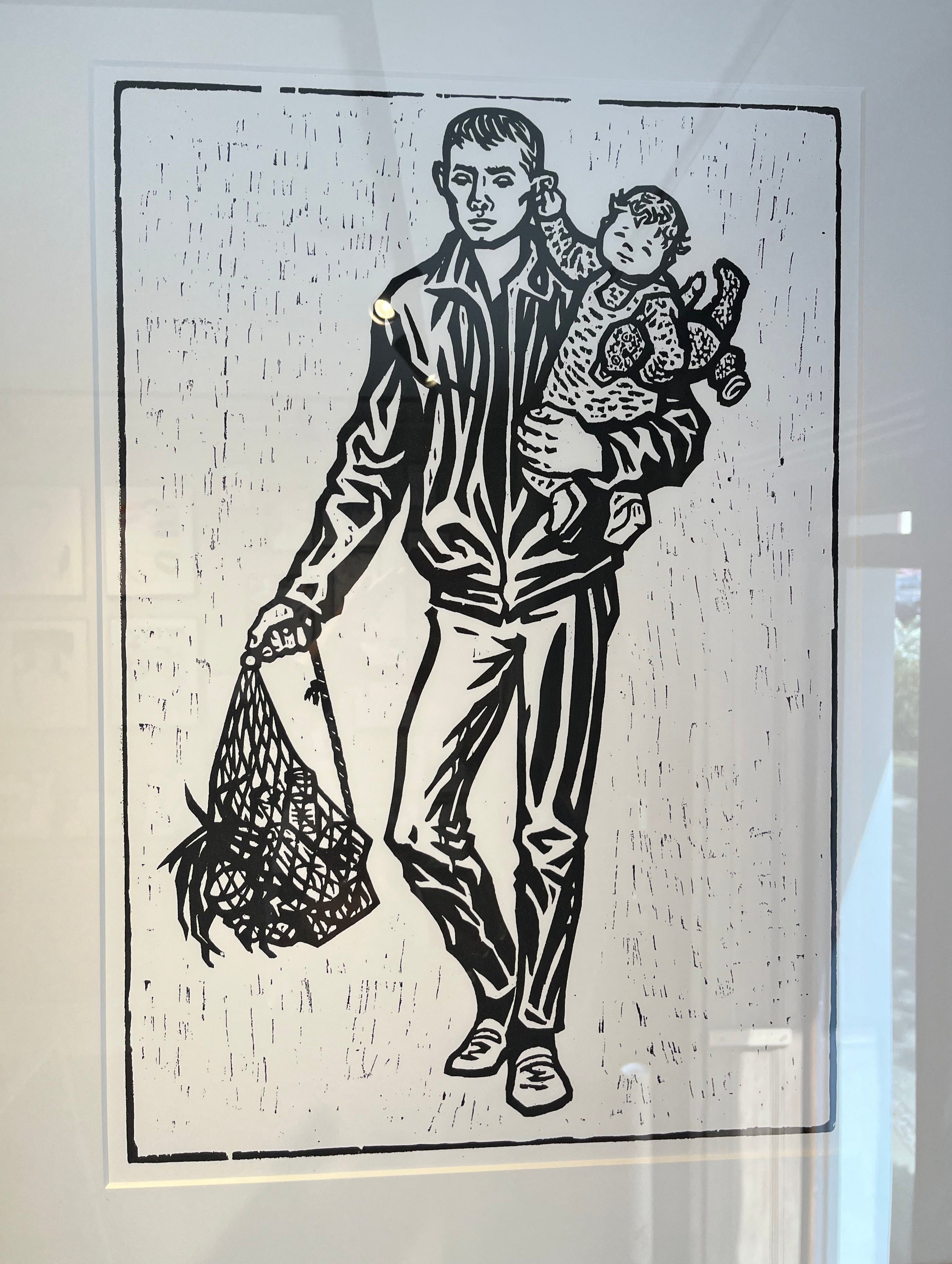 Jürgen Wittdorf / father with child