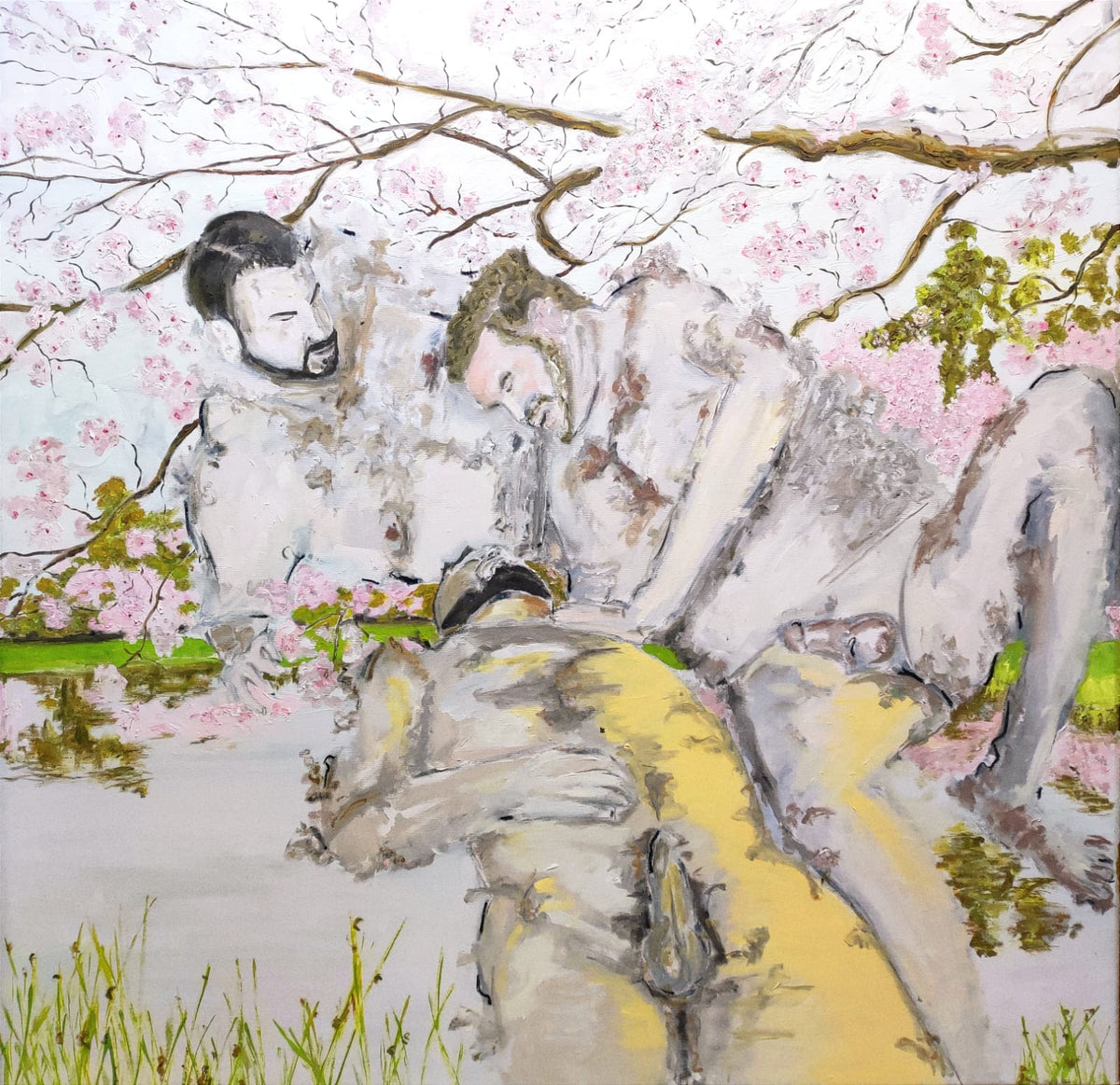 Ahmad Chaaban / Am Fluss im Frühling sah ich, hielt an und meditierte