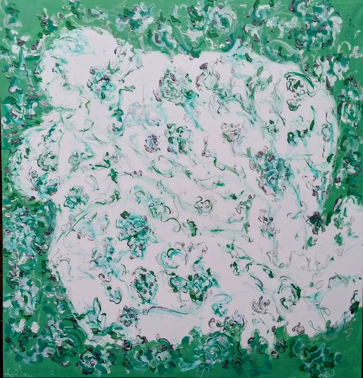 Ahmad Chaaban / Fading in flowers and green
