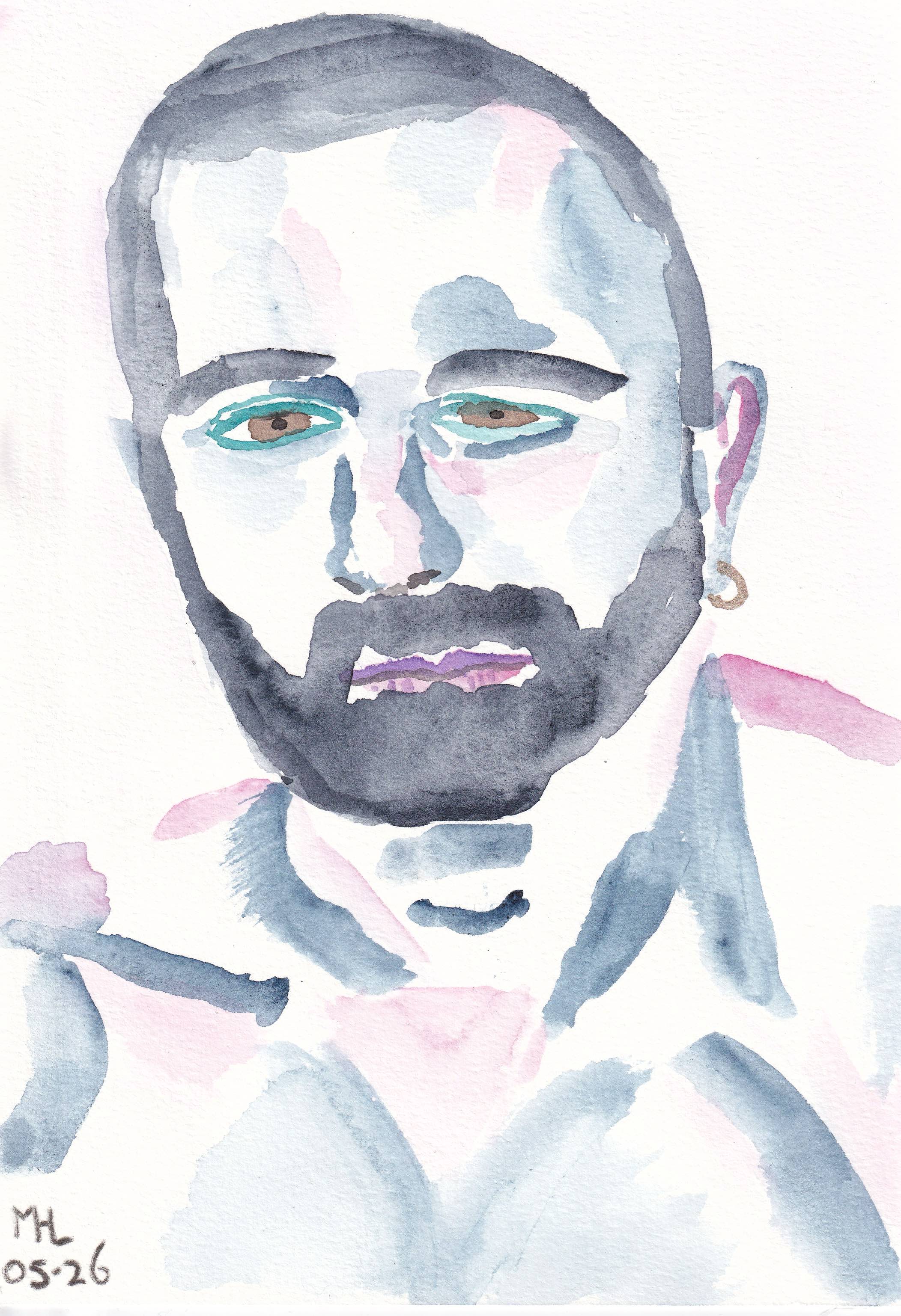 Marc Leeflang / man with earring