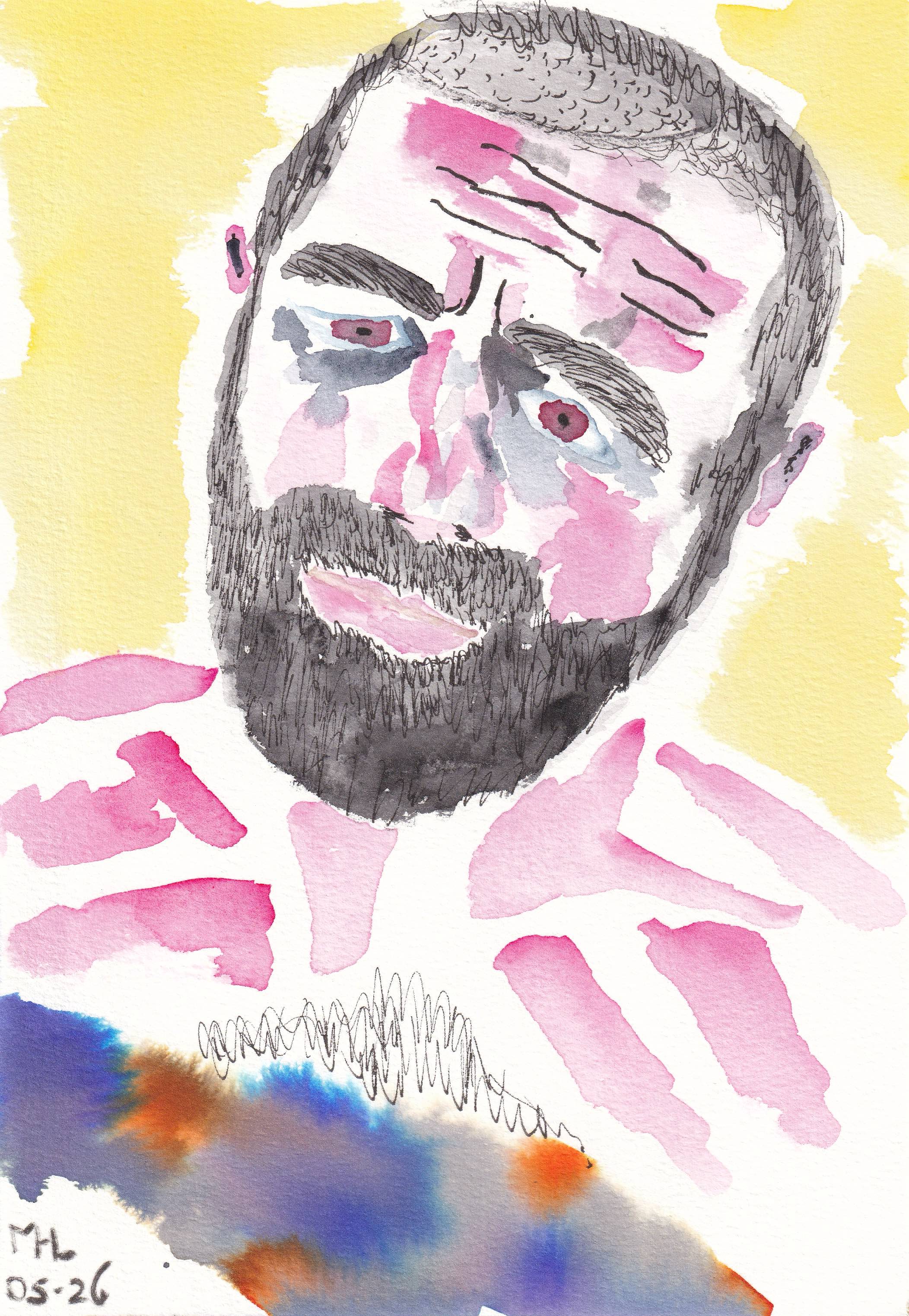 Marc Leeflang / man in red with beard