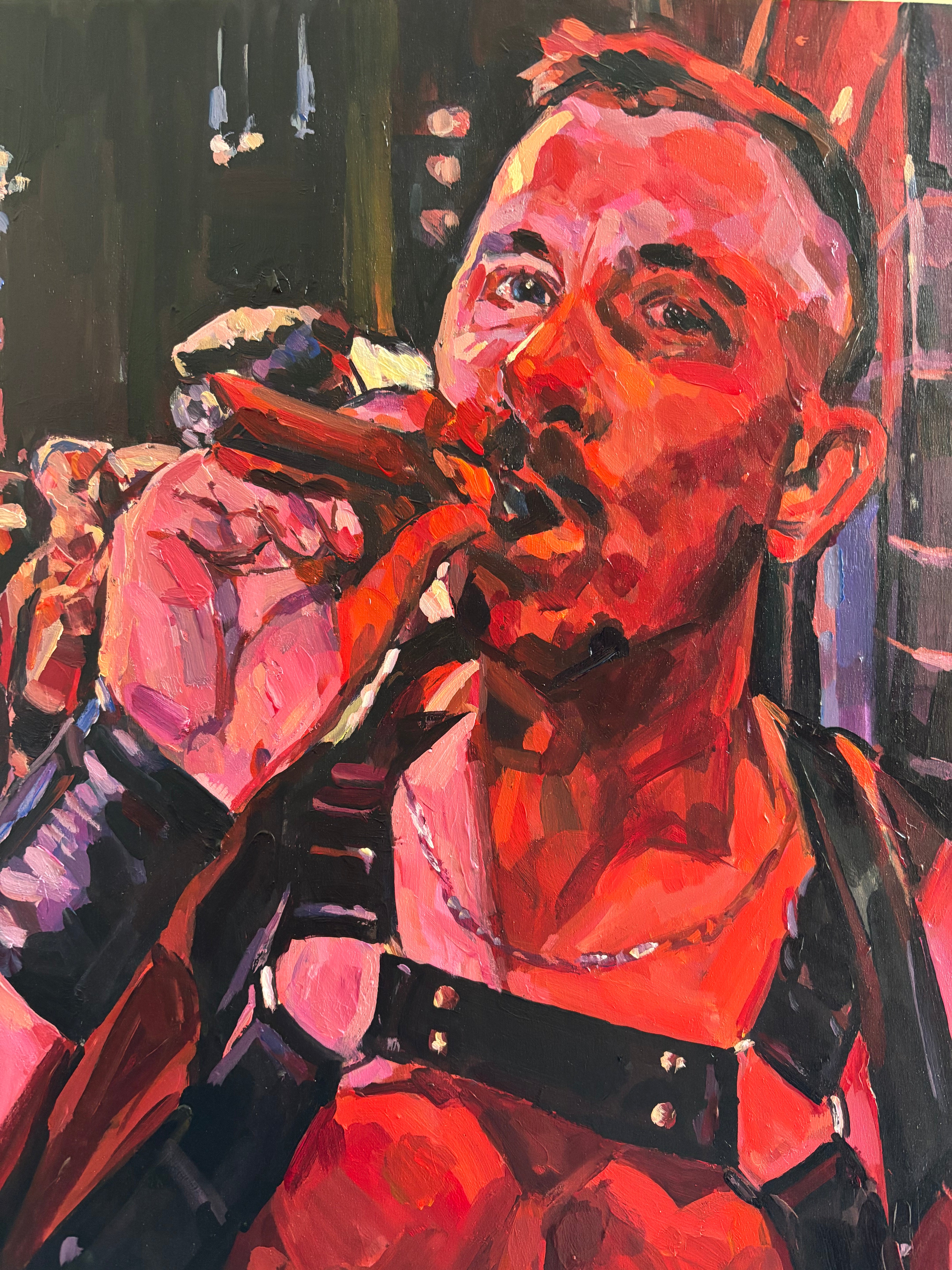 Andy Sylvester / Dicky smokes a cigar