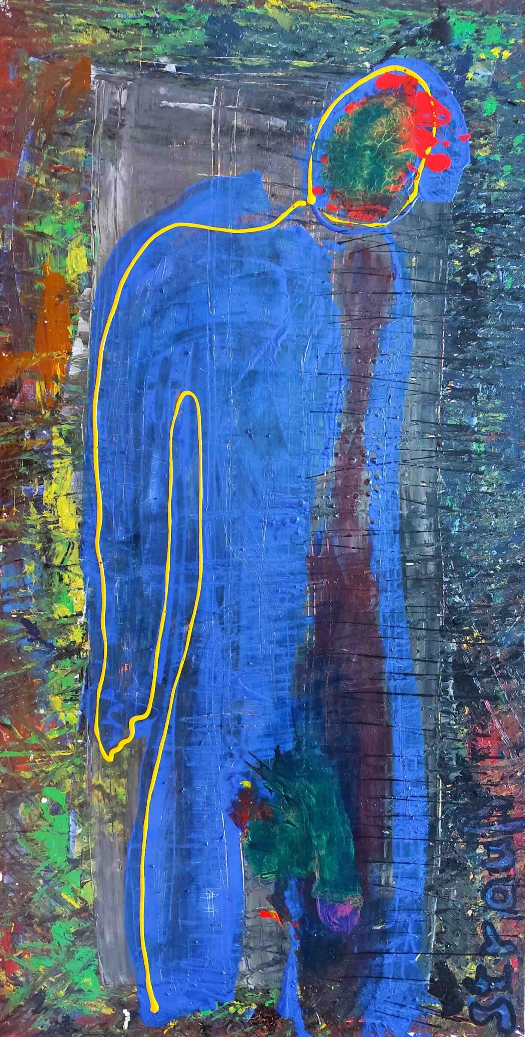Ralf Egon Strauß / Blaumann mit Schwanz