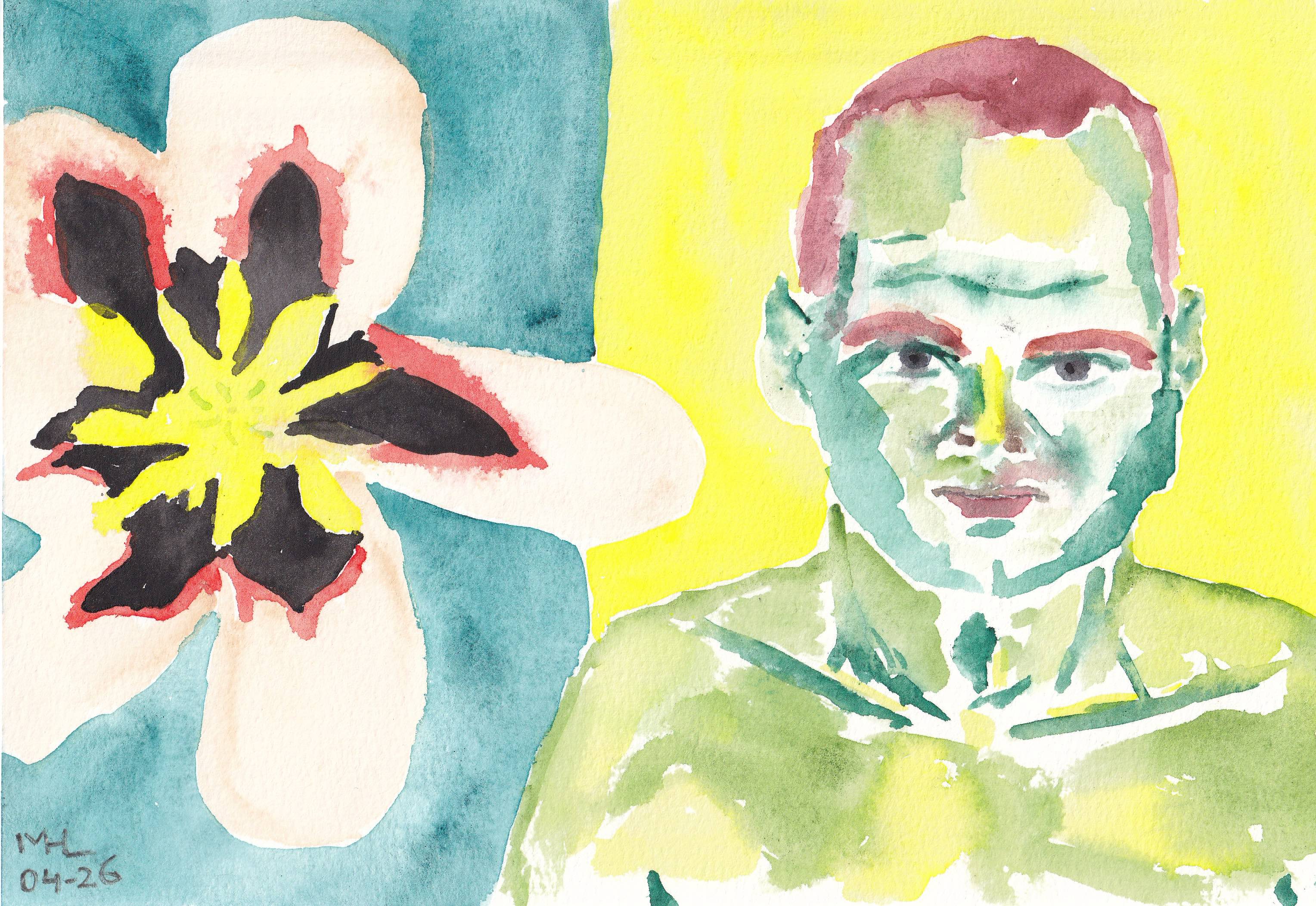 Marc Leeflang / Ginger with tropical flower
