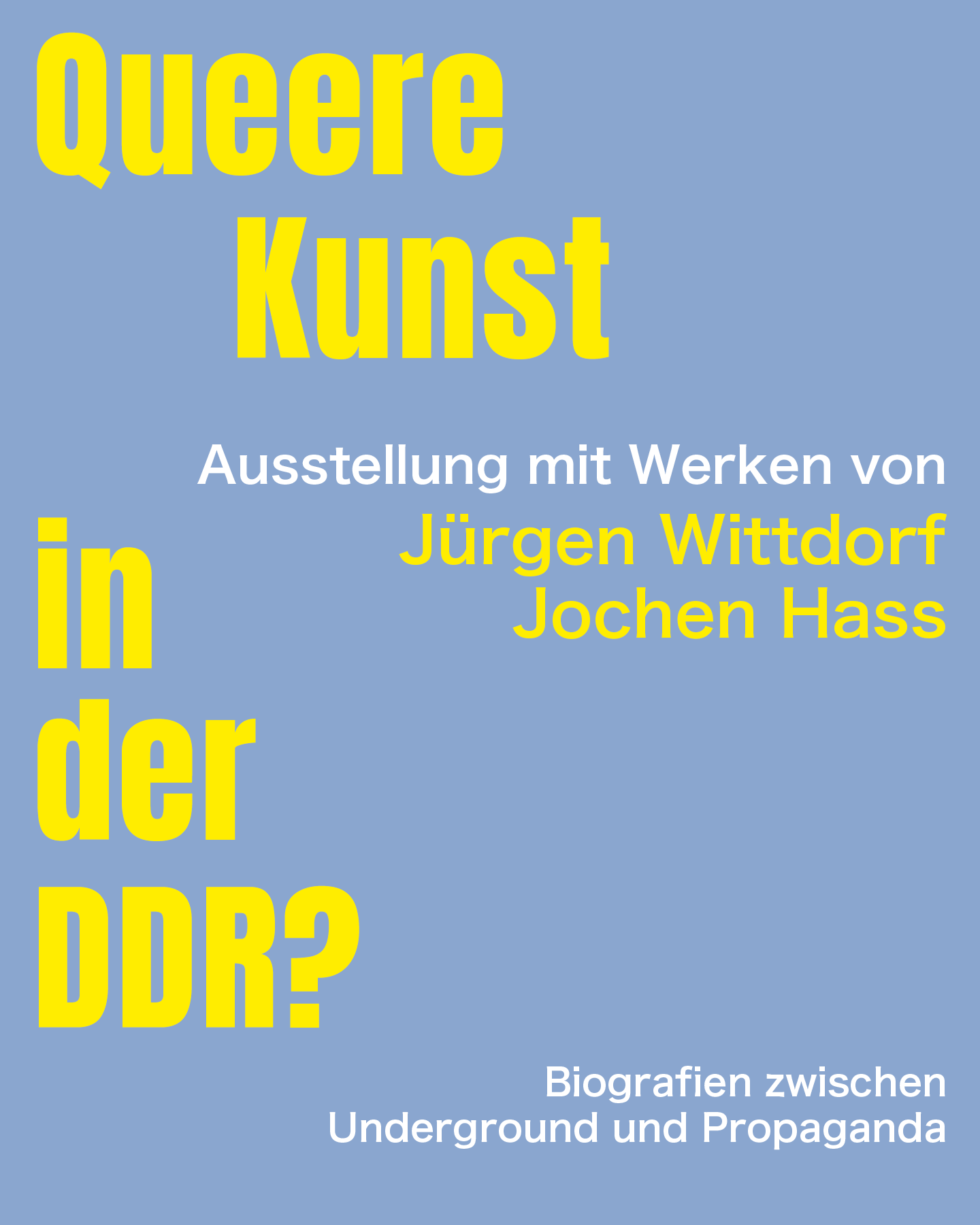 Queere Kunst in der DDR - Eventticket