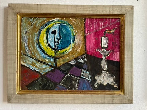 Jochen Hass / Stillleben Theaterbühne 1958