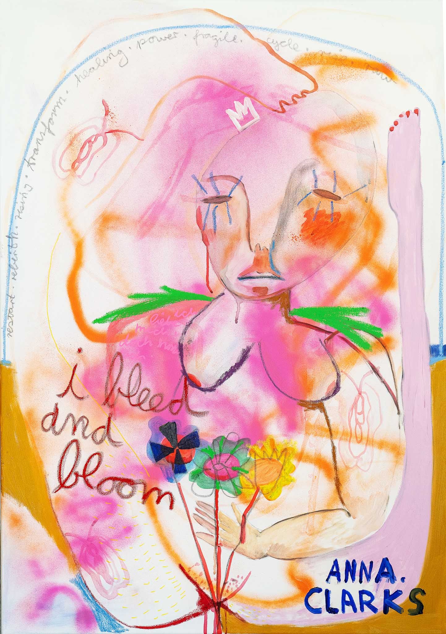 Anna Clarks / ICH BLUTE UND BLÜHE
