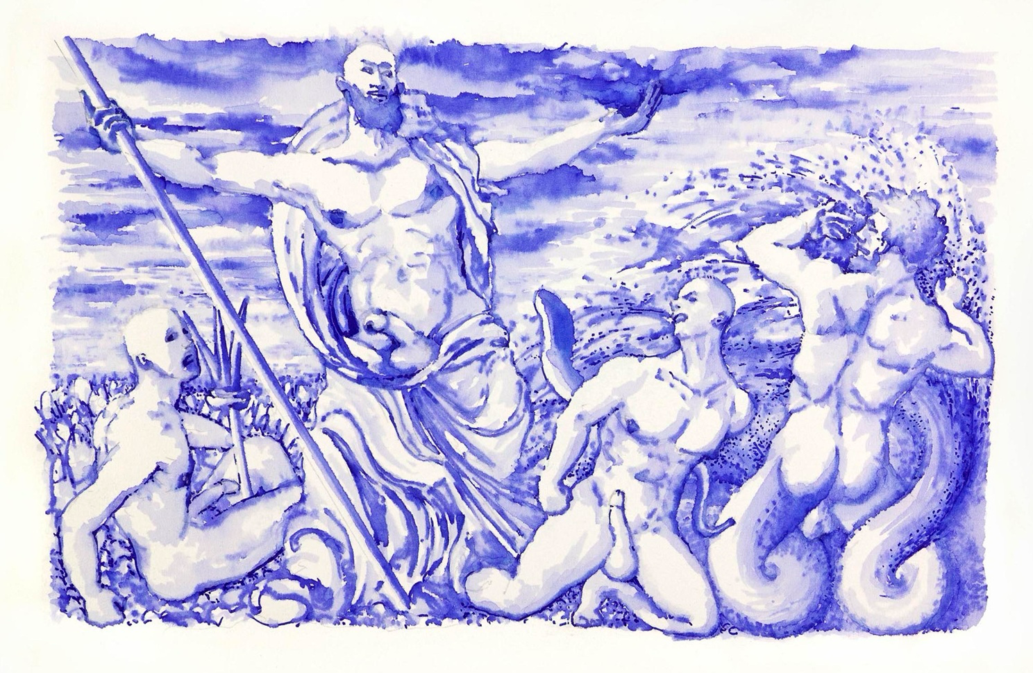Steam / Fall of the Titans #9 - Print
