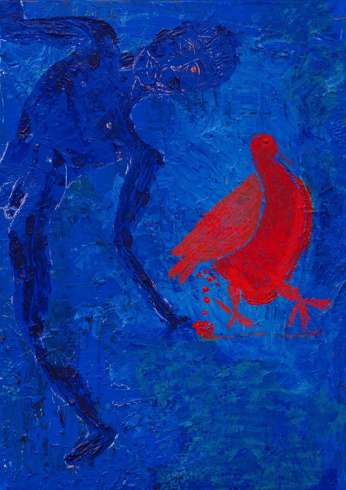 Brendan Enright / Blue Boy, Red Pigeon
