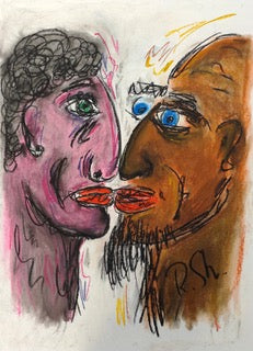 Ralf Egon Strauß / el beso (der Kuss)