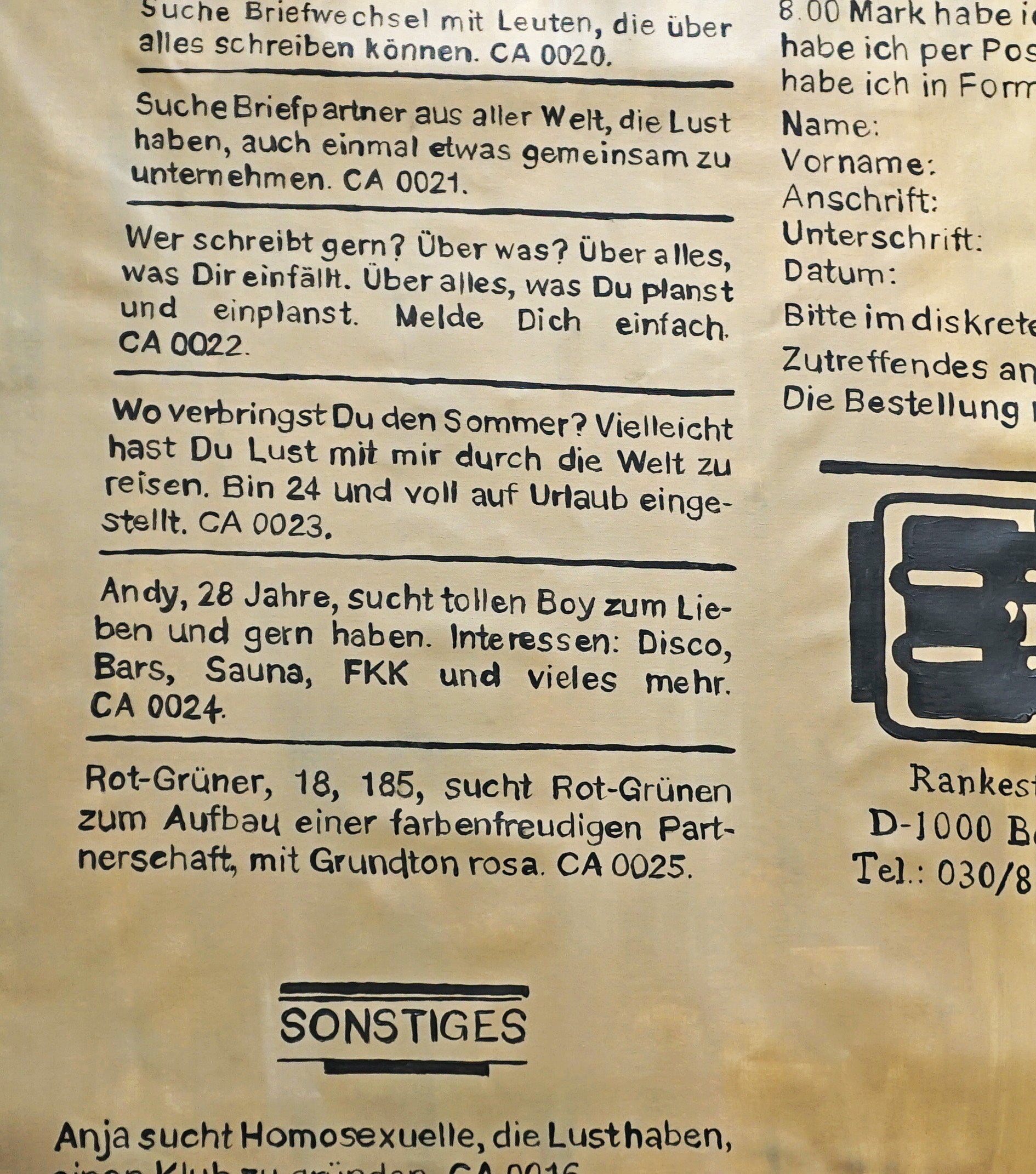 Irène Mélix / Die andere Welt 1990