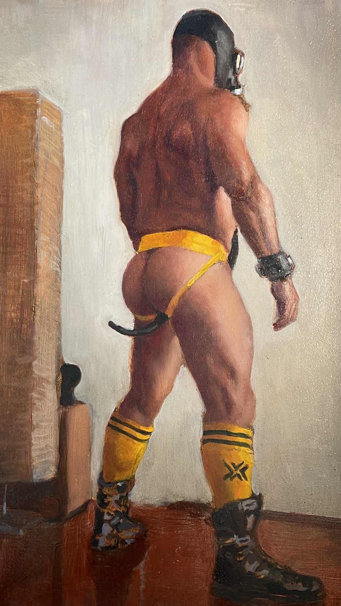 Orpheus / Flat 28a XII: Dog tail gas mask