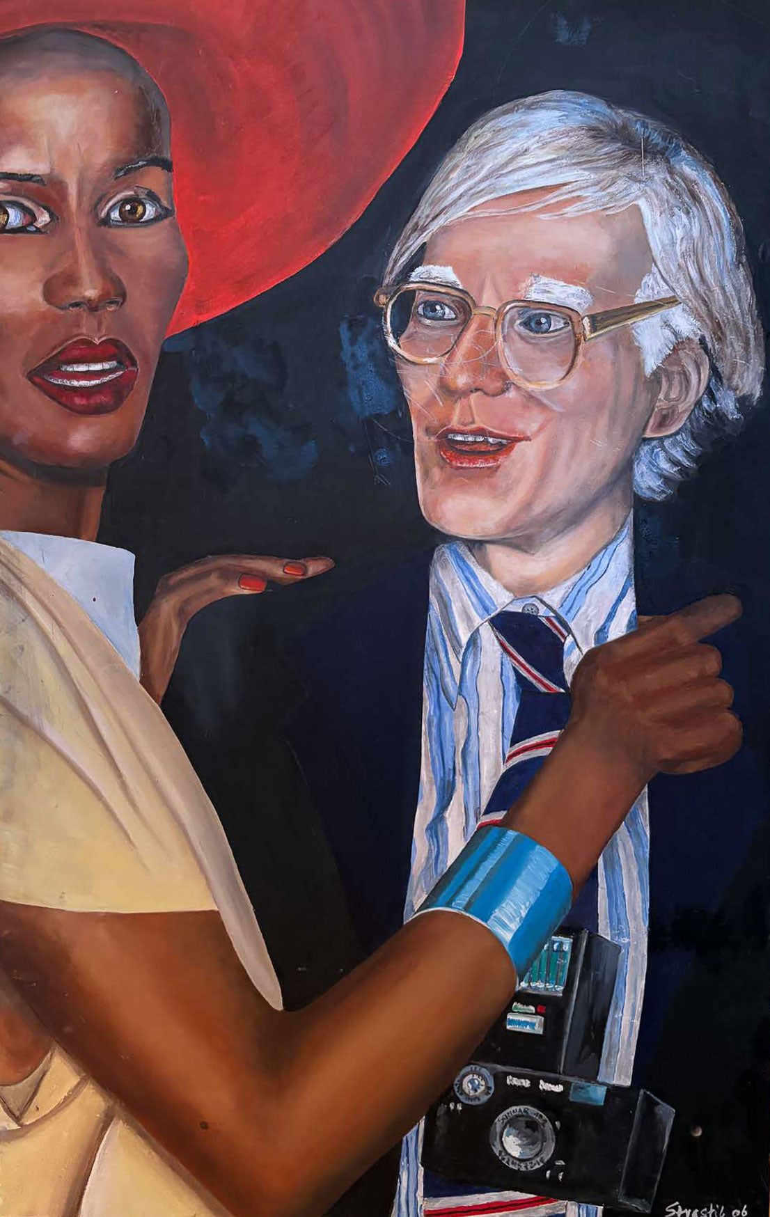 Manfred Strastil / Grace Jones & A. Warhol