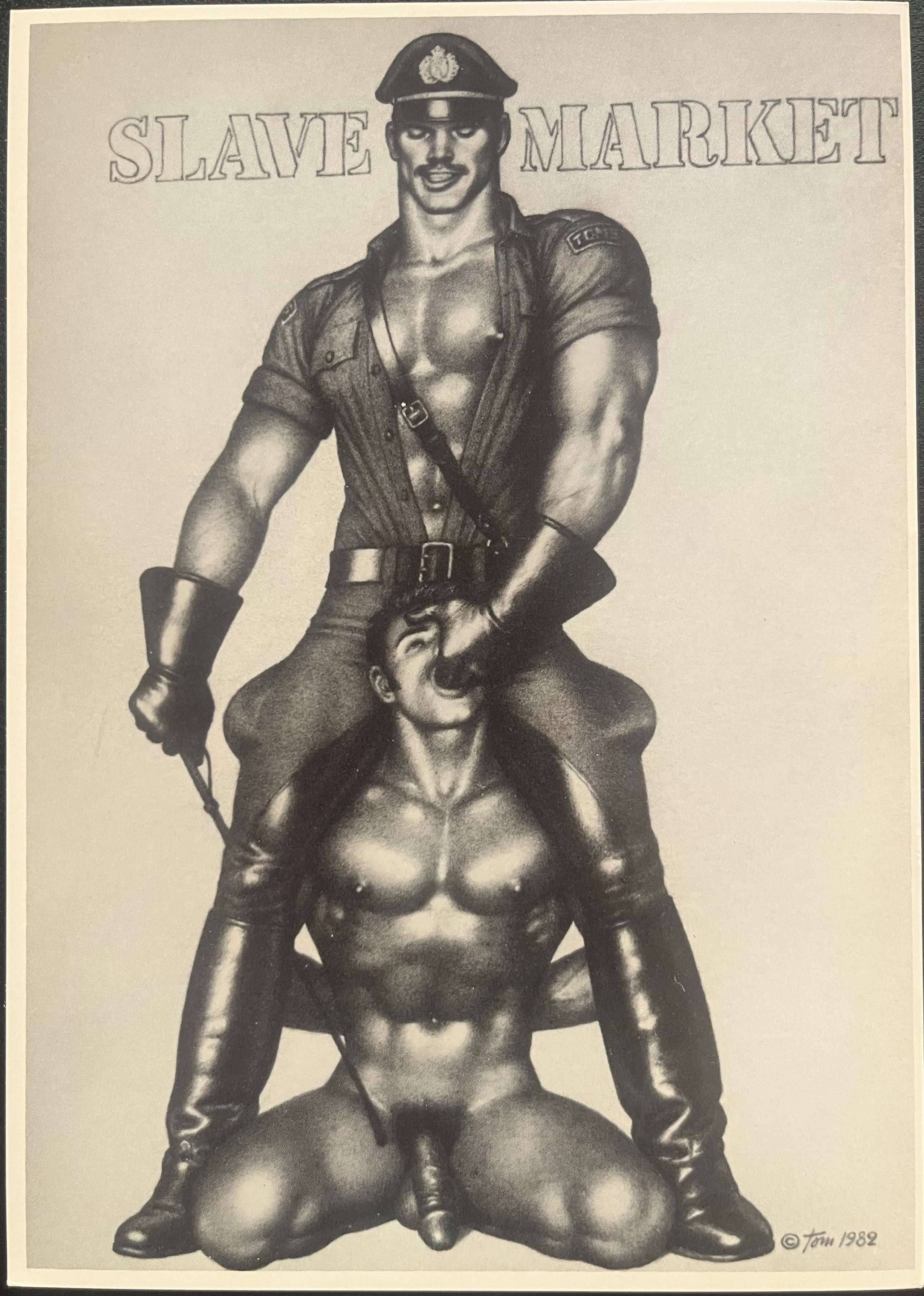 Tom of Finland / „Sklavenmarkt“-Serie (1984) – Set mit 8 Vintage-Drucken