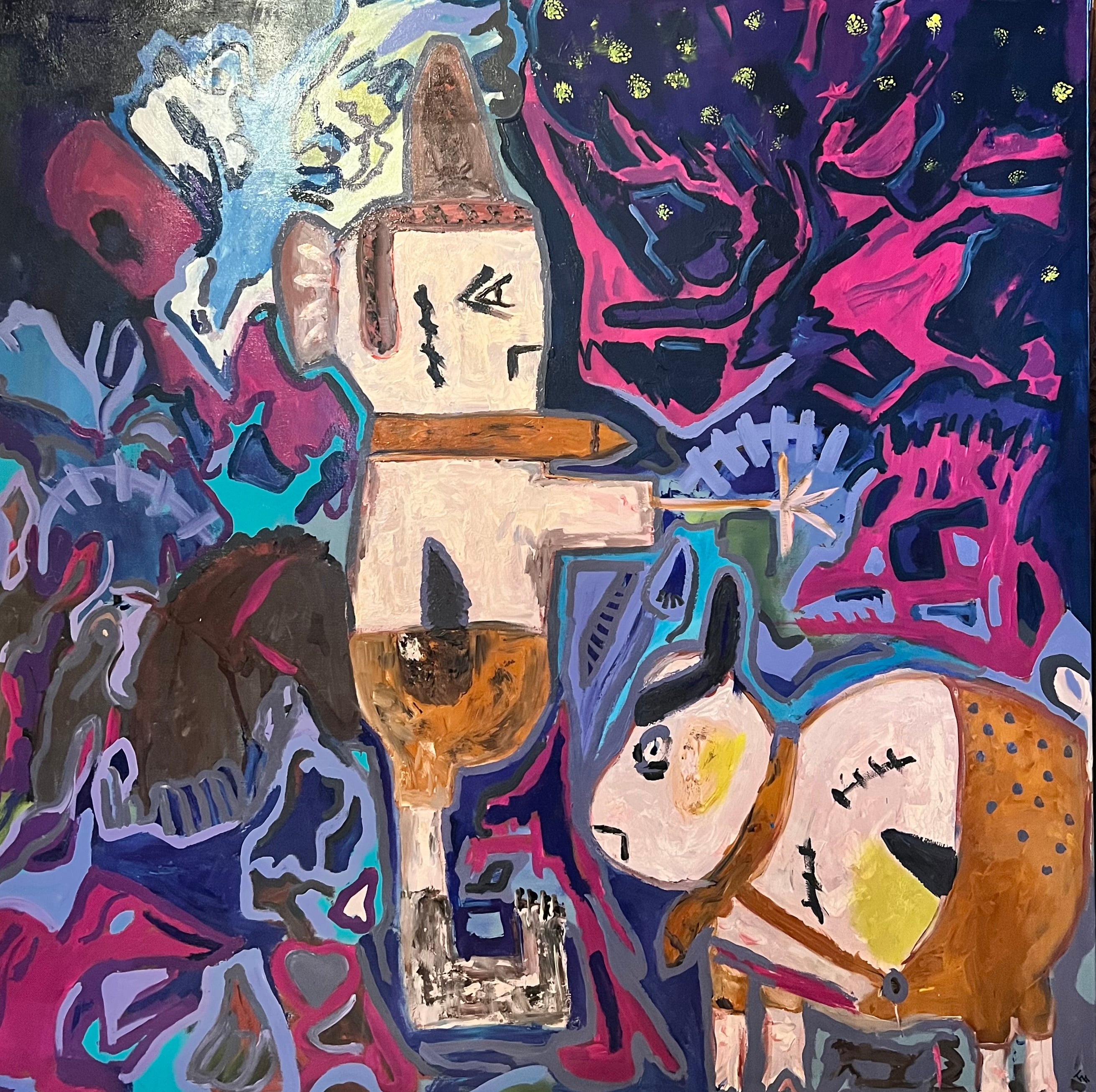 Franka Höhne / Little boy and his pig