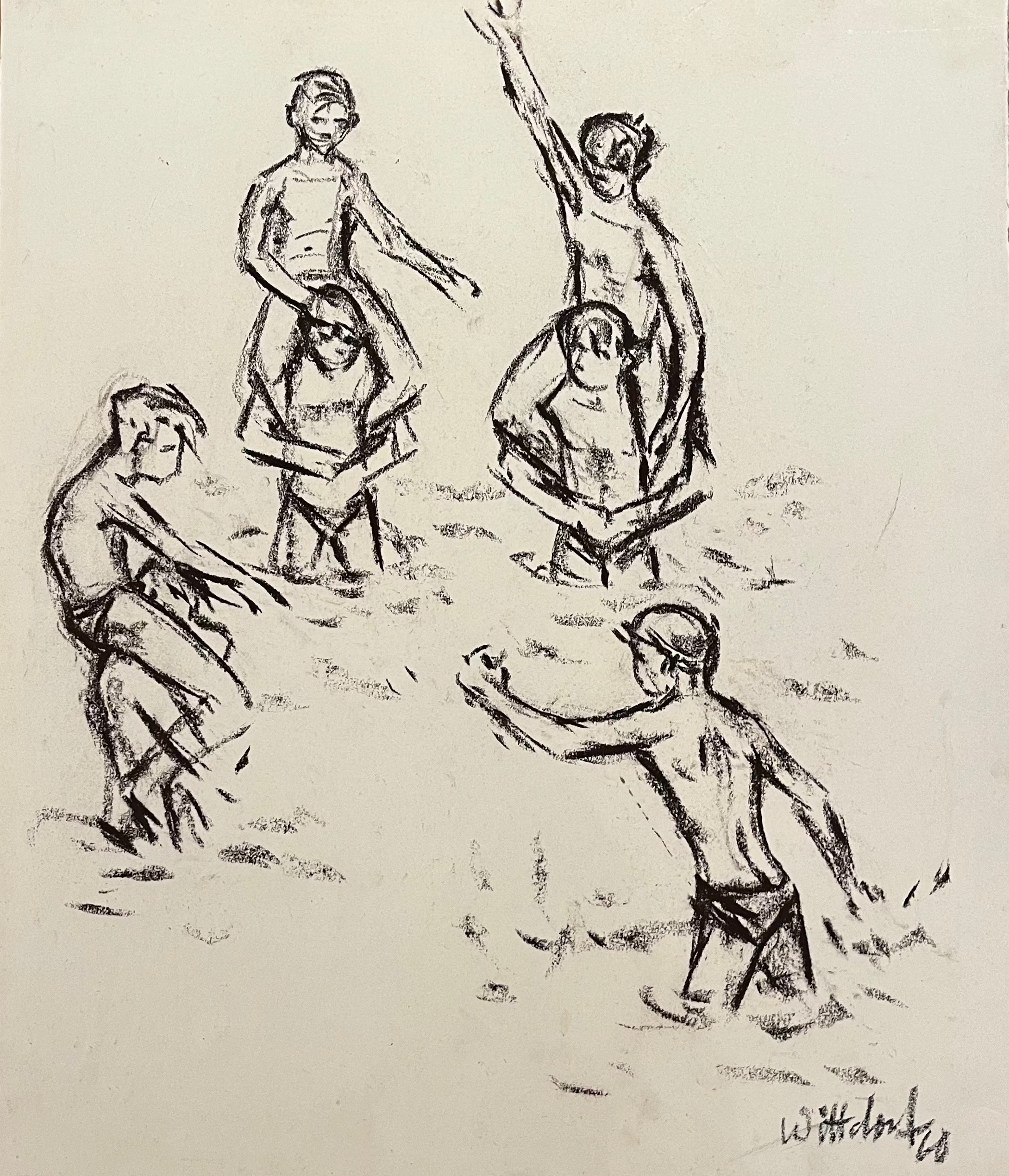 Jürgen Wittdorf / Wasserballer im Spiel