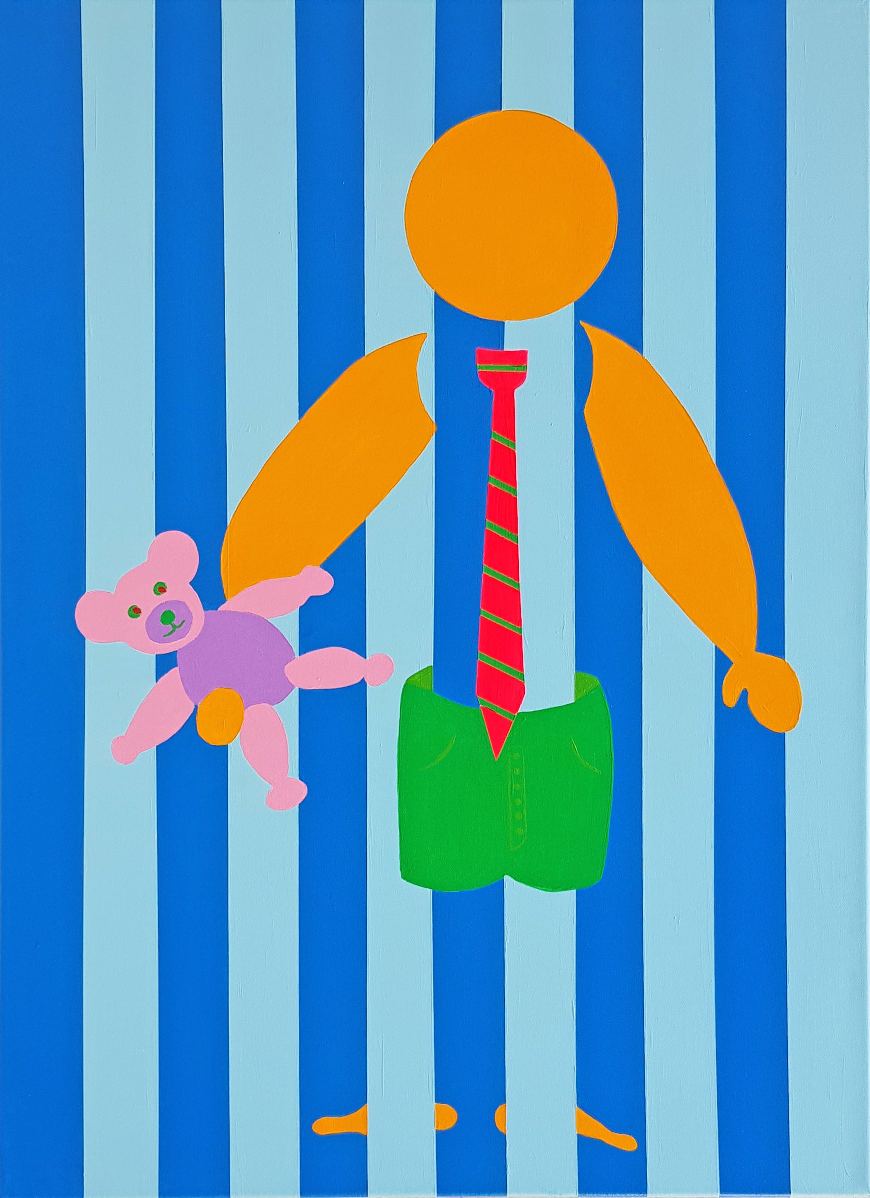 Michael Hartfelder / MAN WITH TIE AND TEDDY BEAR