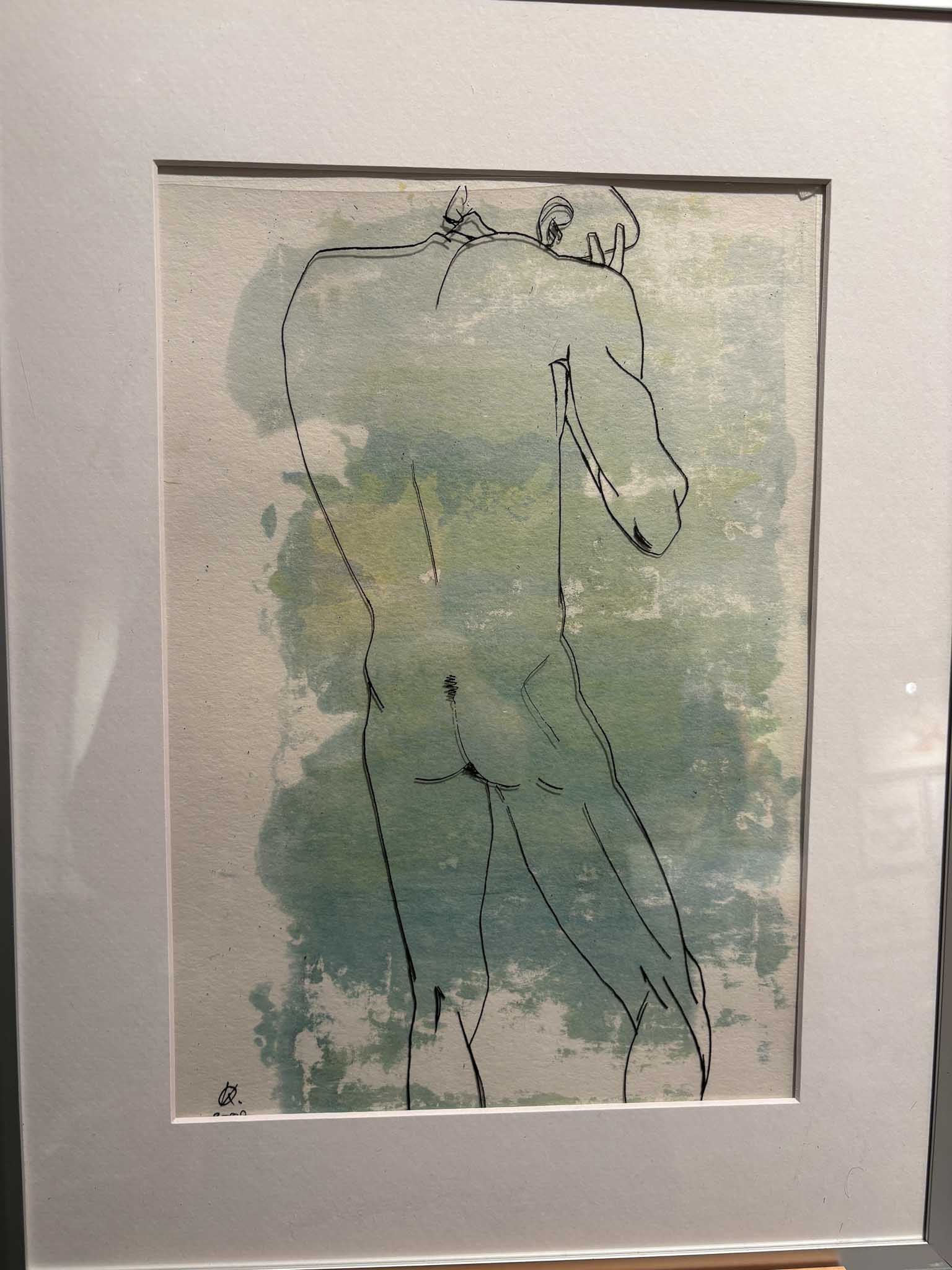 Kornelia Quade / Rückenakt männlich