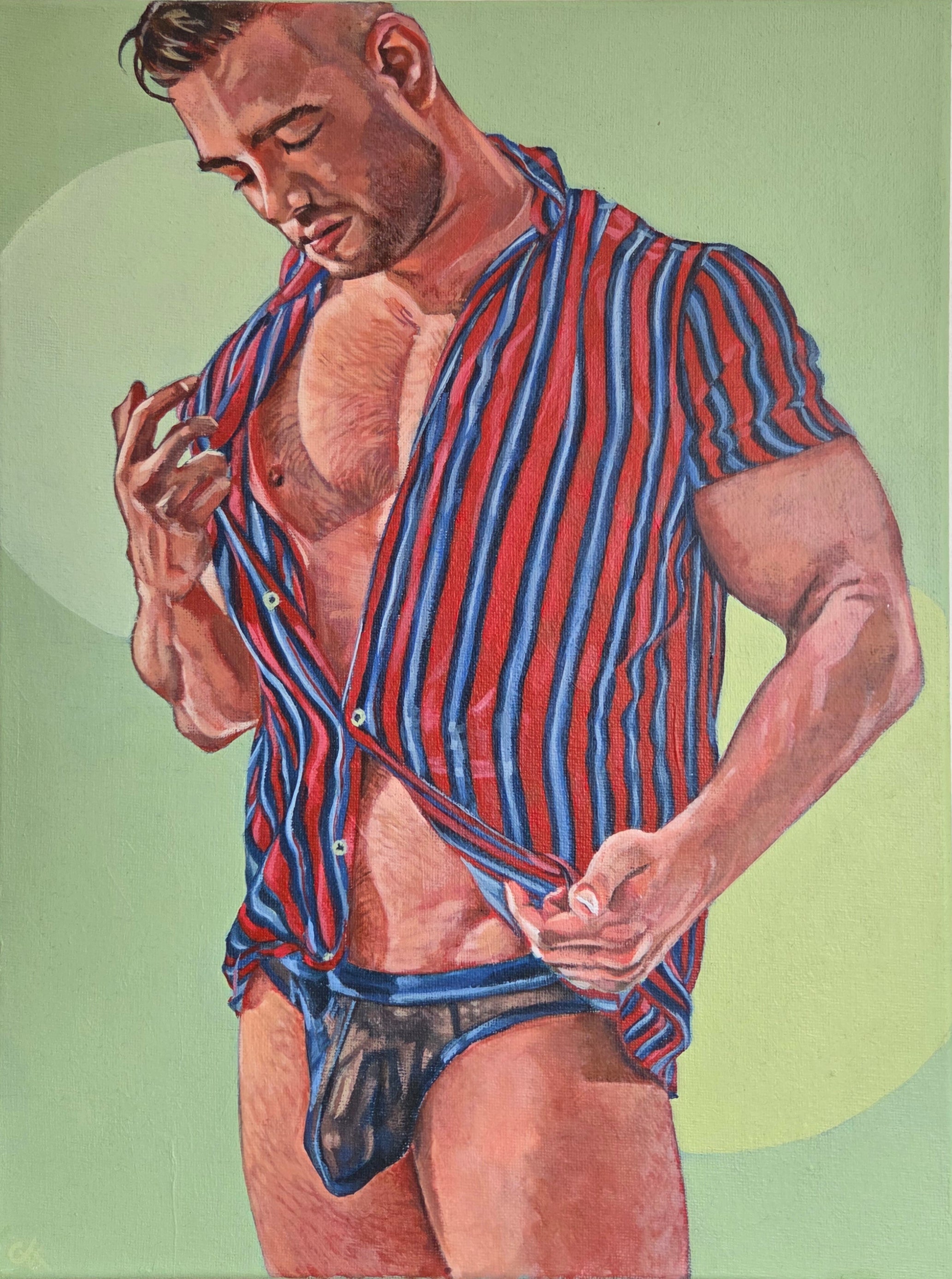Christopher Lucas Furminger / Striped shirt