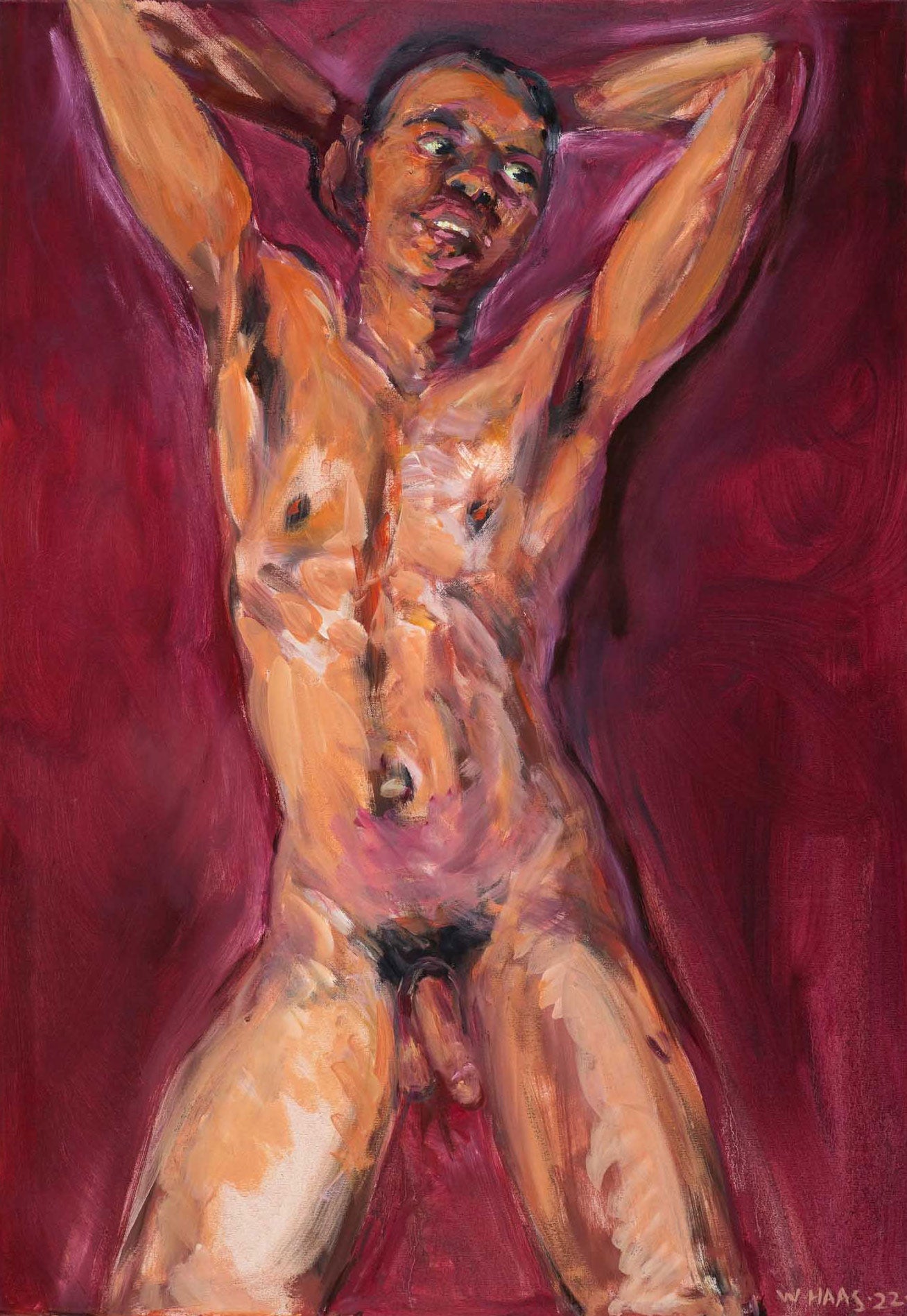 Willibrord Haas / Akt mit Abbas
