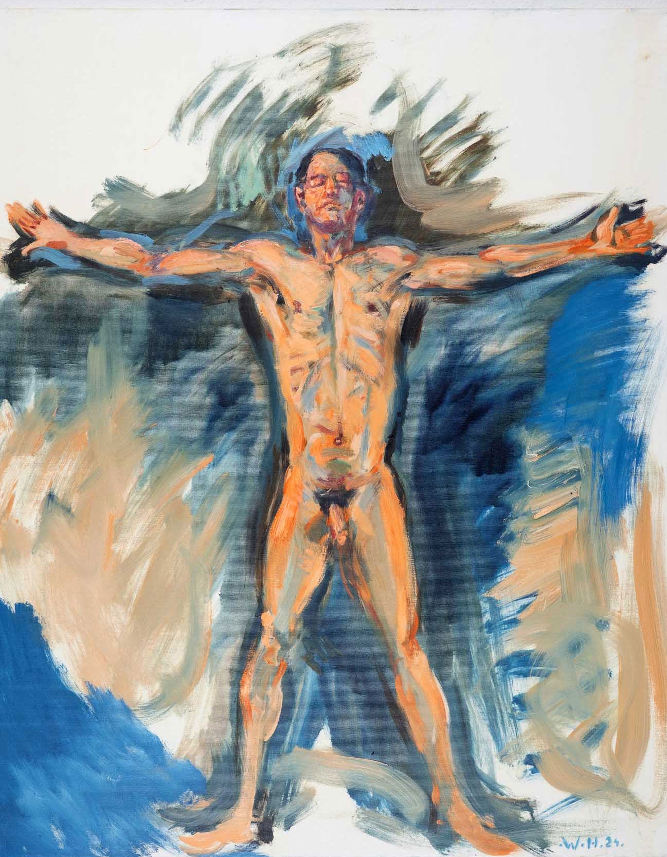 Willibrord Haas / Männerskizze