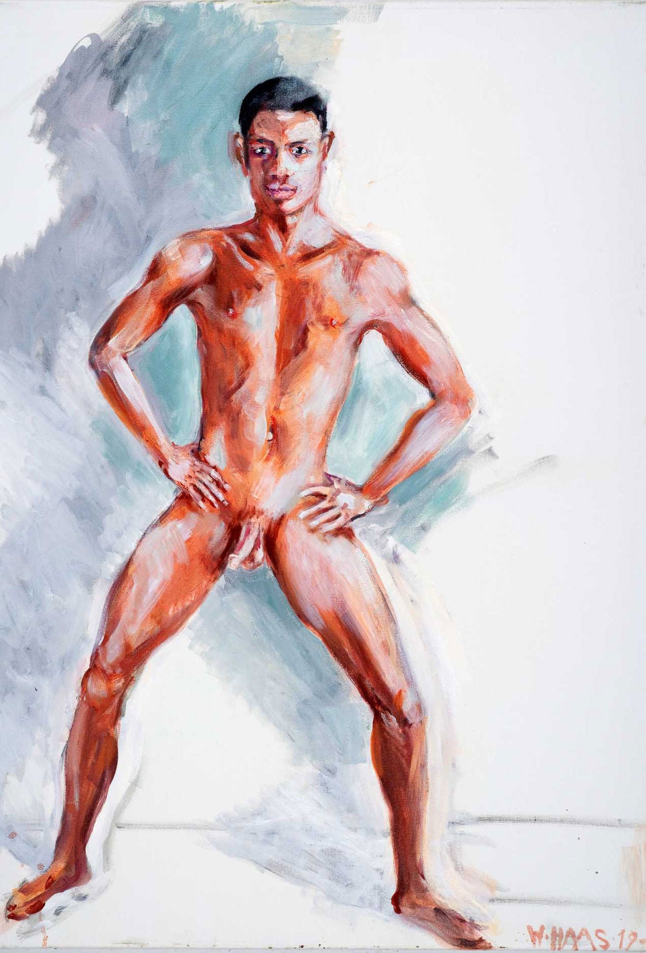 Willibrord Haas / Steht wie ein S