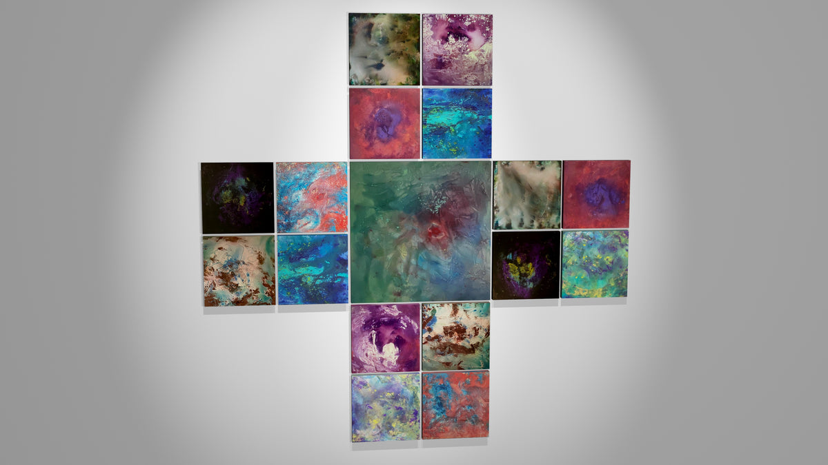 Brenda R. Fernández – Anacrónico (polyptych)