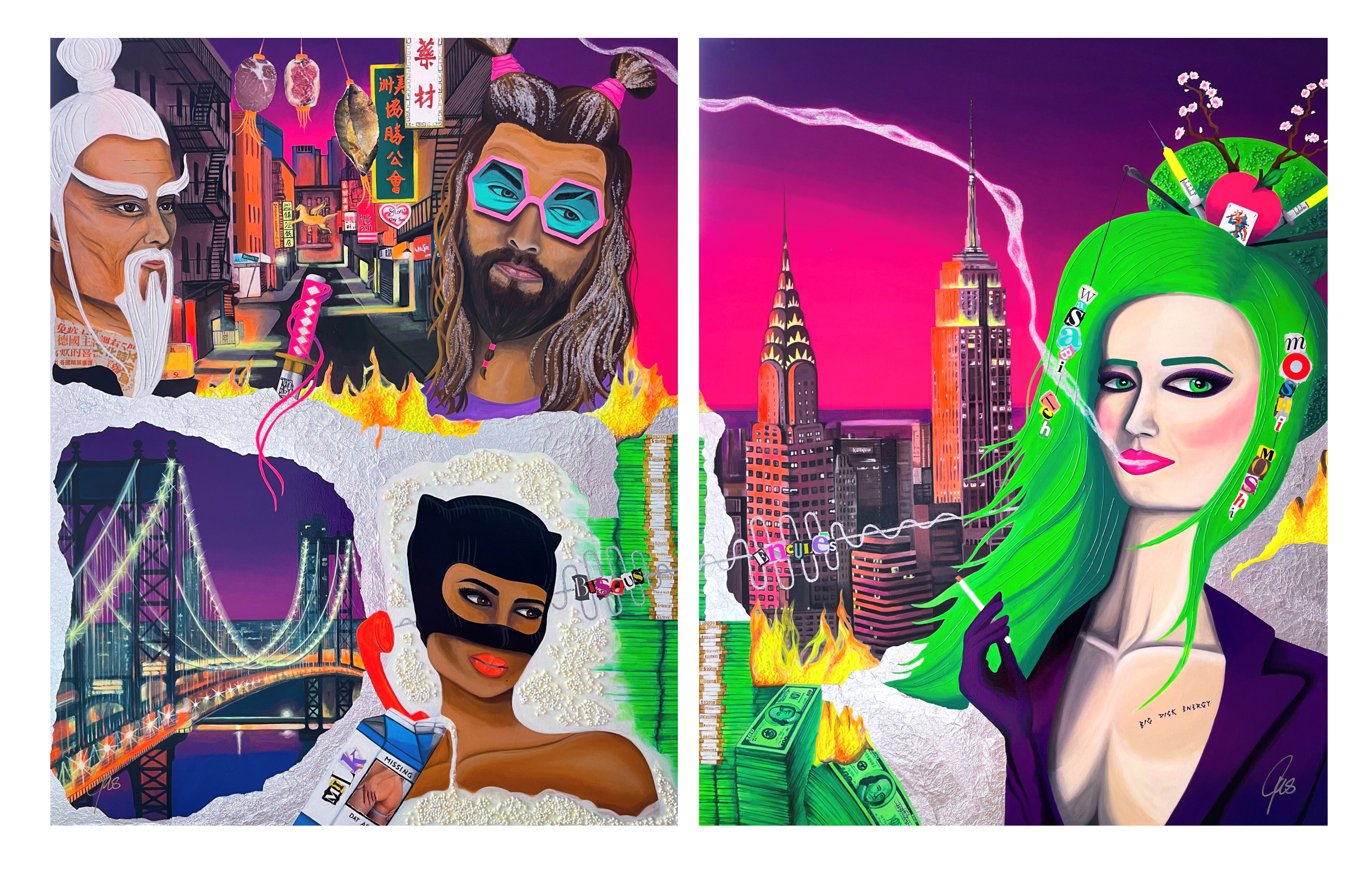 Jas / hot appletree [ diptych ]