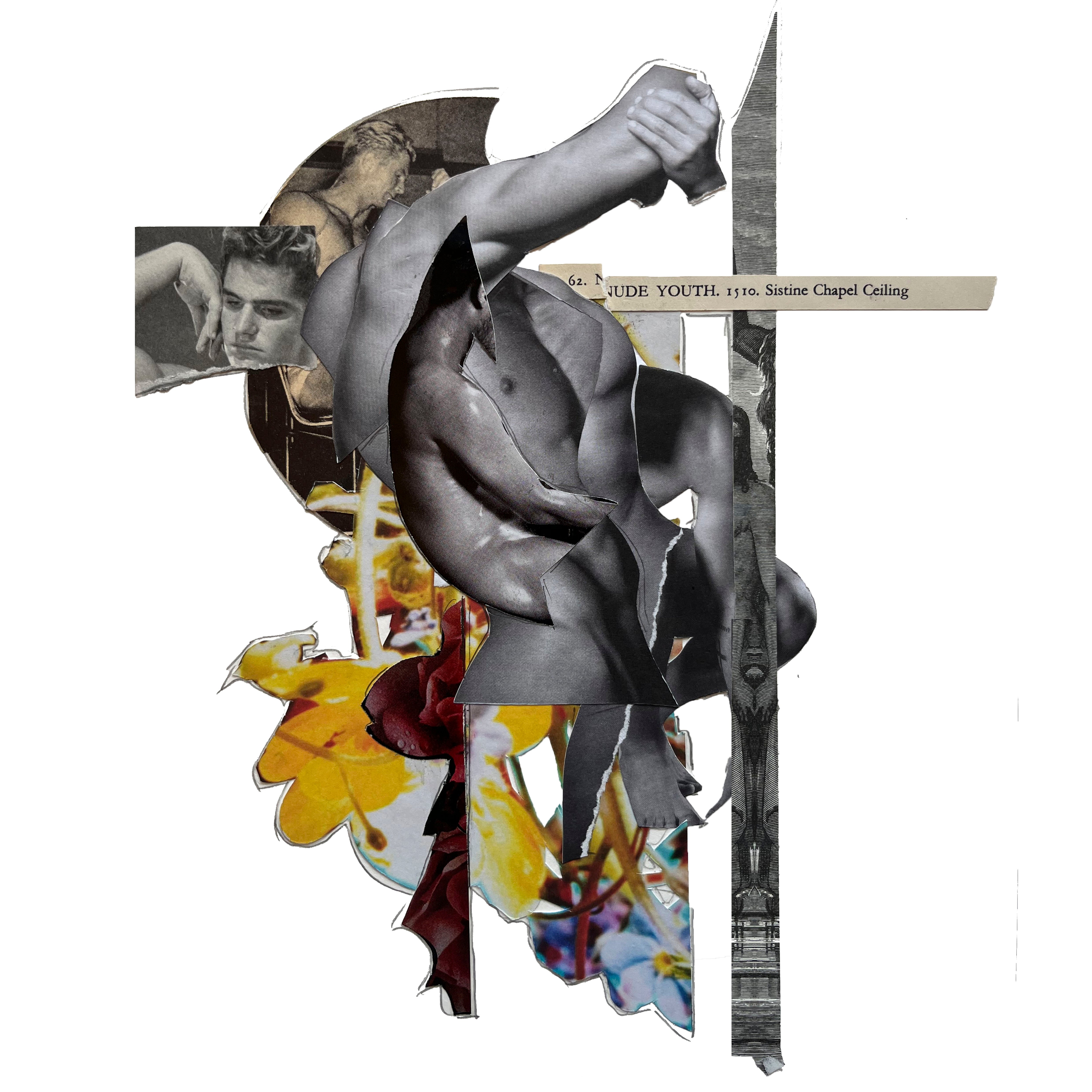 Carlos Marló / 62. Nude Youth. 1510. Sistine Chapel Ceiling