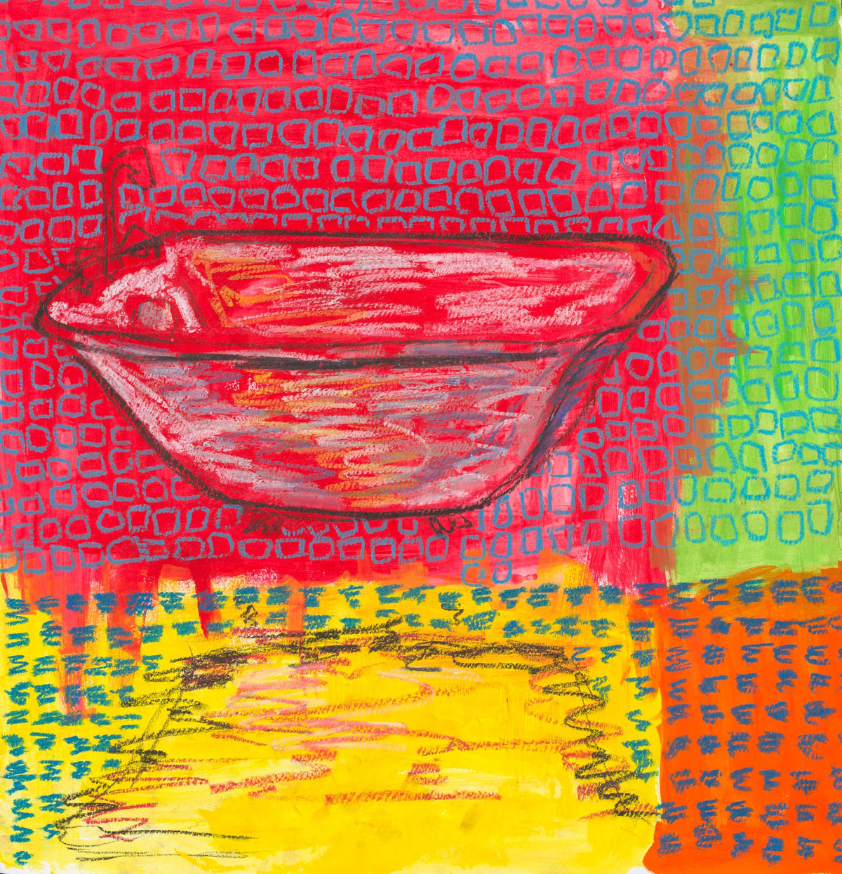 Arwa Lucky / Red bathtub
