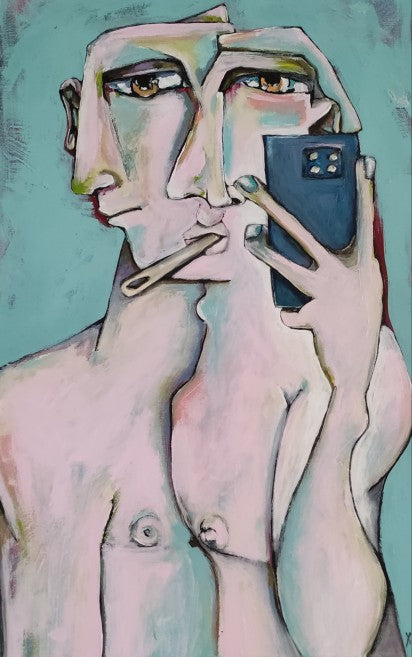Xtóbal / selfie with toothbrush