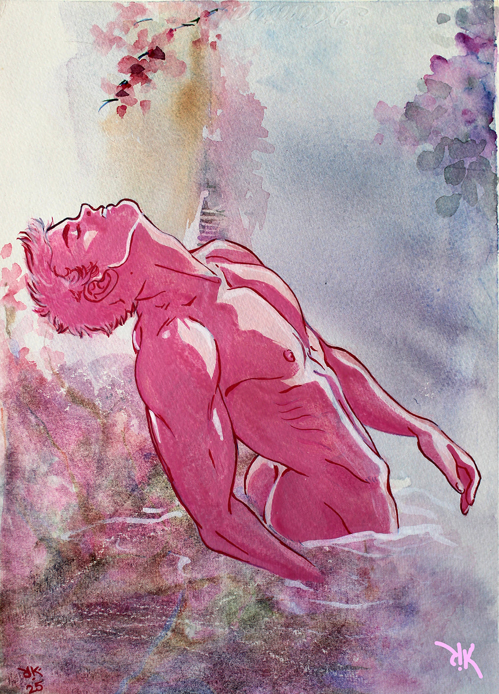 Rodrigo Kupfer / Watercolor: Aereon / rose
